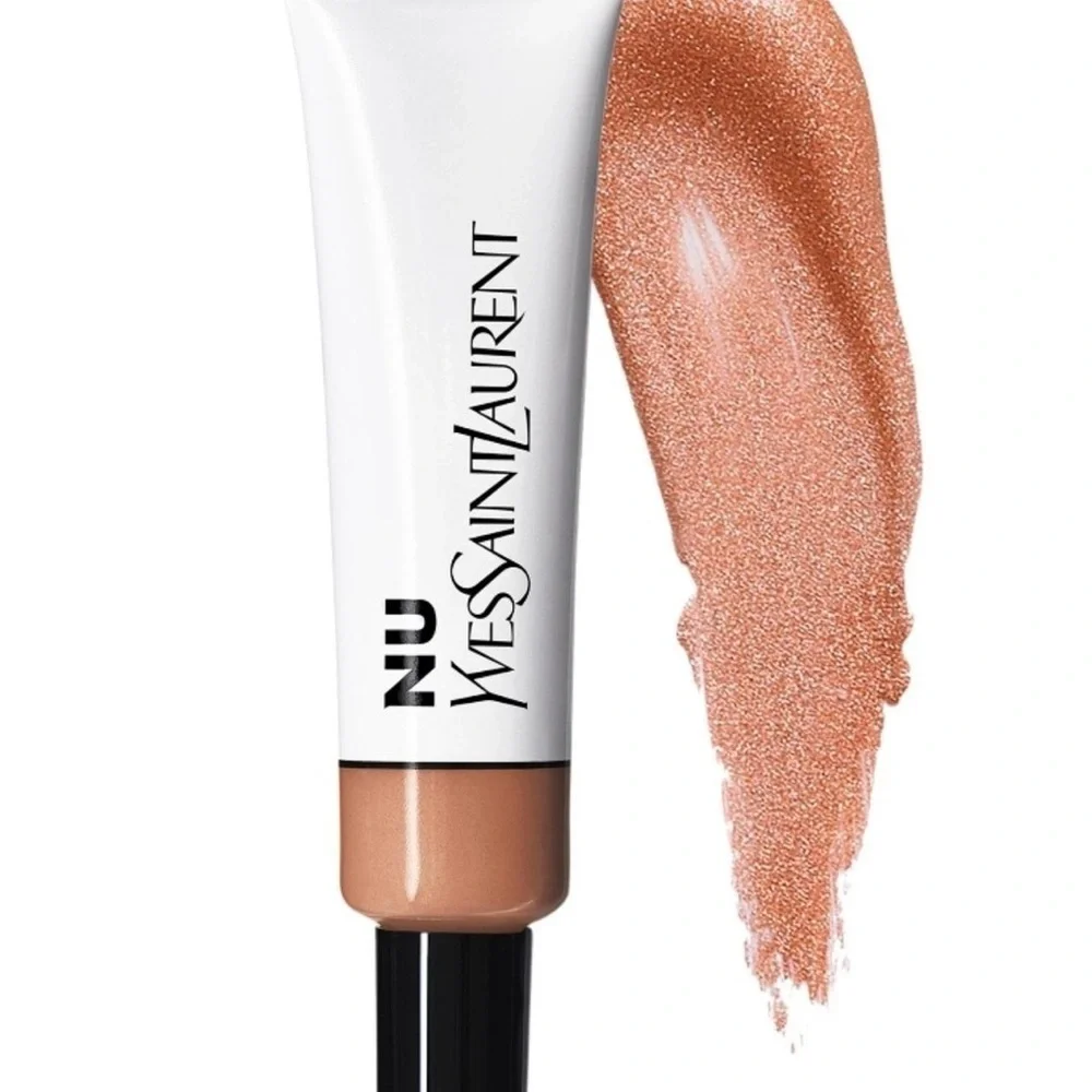 YSL Nu Halo Tint Highlighter Nu Bronze Skincare Makeup Hybrid Glow - New In Box